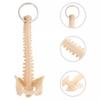 Educational Human Spine Skeleton Model Keychain Car Key Chain for Anatomy Enthusiasts Portable Classroom Teaching Tool