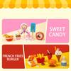 12 шт., гамбургер, картофель фри, сладкий блок, набор «сделай сам», набор для быстрого питания, развивающая рождественская игрушка для детей, слепая коробка