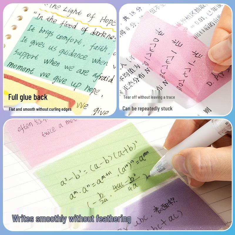 Перламутровые мультяшные липкие заметки-наклейки - Милые, Свежие, Креативные маркеры