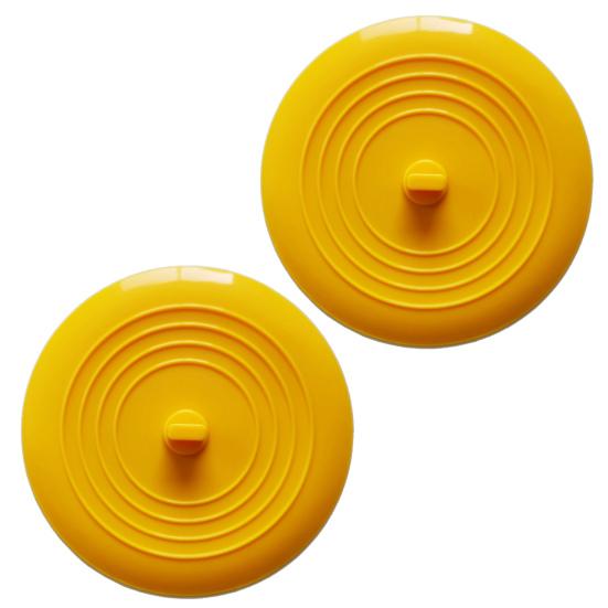 2 Pack Kitchen Sink Bathtub Stoppers Easy Installation Odor-Blocking Seal Kitchen Sink Bathtub Drain Cover