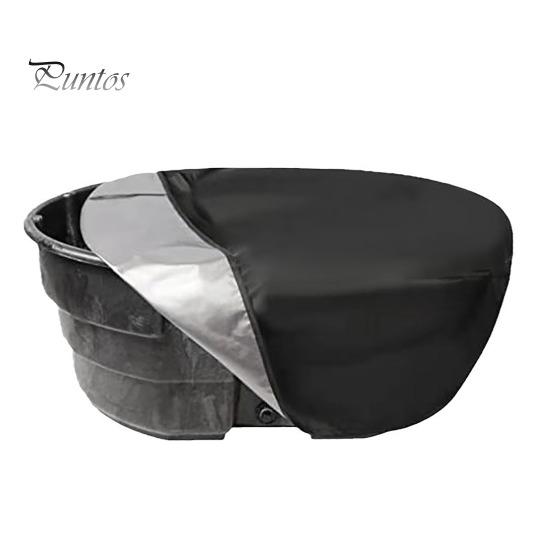 Уличный изолированный чехол для джакузи с защитой от ультрафиолета и шнурком, водонепроницаемый, универсальный, подходит для садовой мебели, защитный чехол для резервуара с водой