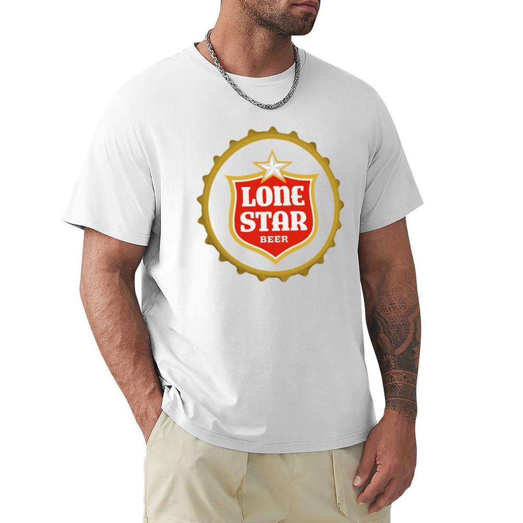 Lone Star Beer Tshirt Fashion Casual Short Sleeve Top