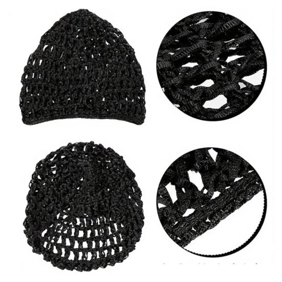 Эластичная вязаная сетка для волос, удобная, дышащая, с эластичными краями, надежная фиксация, базовая шапочка для парика, решение для ухода за волосами