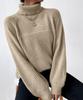 Autumn Women Sweaters Winter Lady Pullover Tops Female Clothes Turtleneck Knitted Basic 2024 Solid Tees Shirt