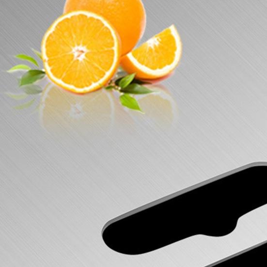 Разделочная доска из нержавеющей стали, двухсторонняя разделочная доска для кухни, удобная ручка, большая универсальная разделочная доска для мяса, овощей, фруктов