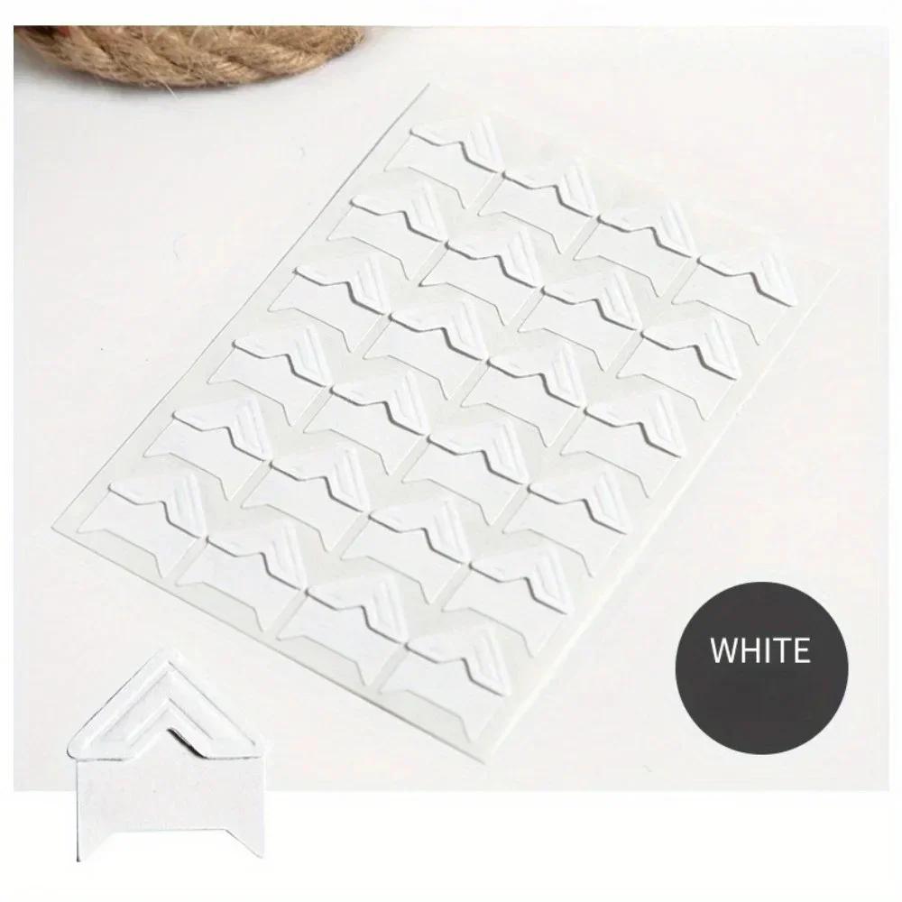 DIY Vintage Corner Kraft Paper Stickers 1 Sheets for Photo Album Frame Decoration Scrapbooking Picture Protection Decor