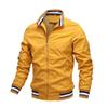 2025 Spring and Autumn Leisure Brand High Quality Jacket Men's Leisure Sports Solid Color Men's Top