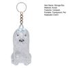 Dog Hair Collector Charm Keychain Transparent Pet Fur Keepsake Capsule Rabbit Memorial Pet Hair Collection Bottle Charm with Keyring Gift for