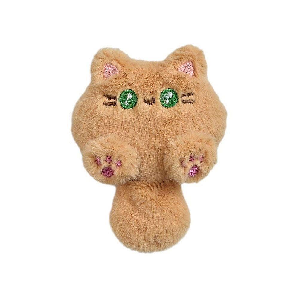 Мягкий плюшевый брелок в виде кота, плюшевая игрушка в виде медведя с хвостом, брелок в виде куклы-кролика, брелок в виде автомобильного ключа