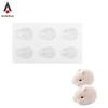 Silicone Mold 3D Rabbit Chocolate Truffle Mousse Mould Dessert Baking Pastry Decorating Accessories