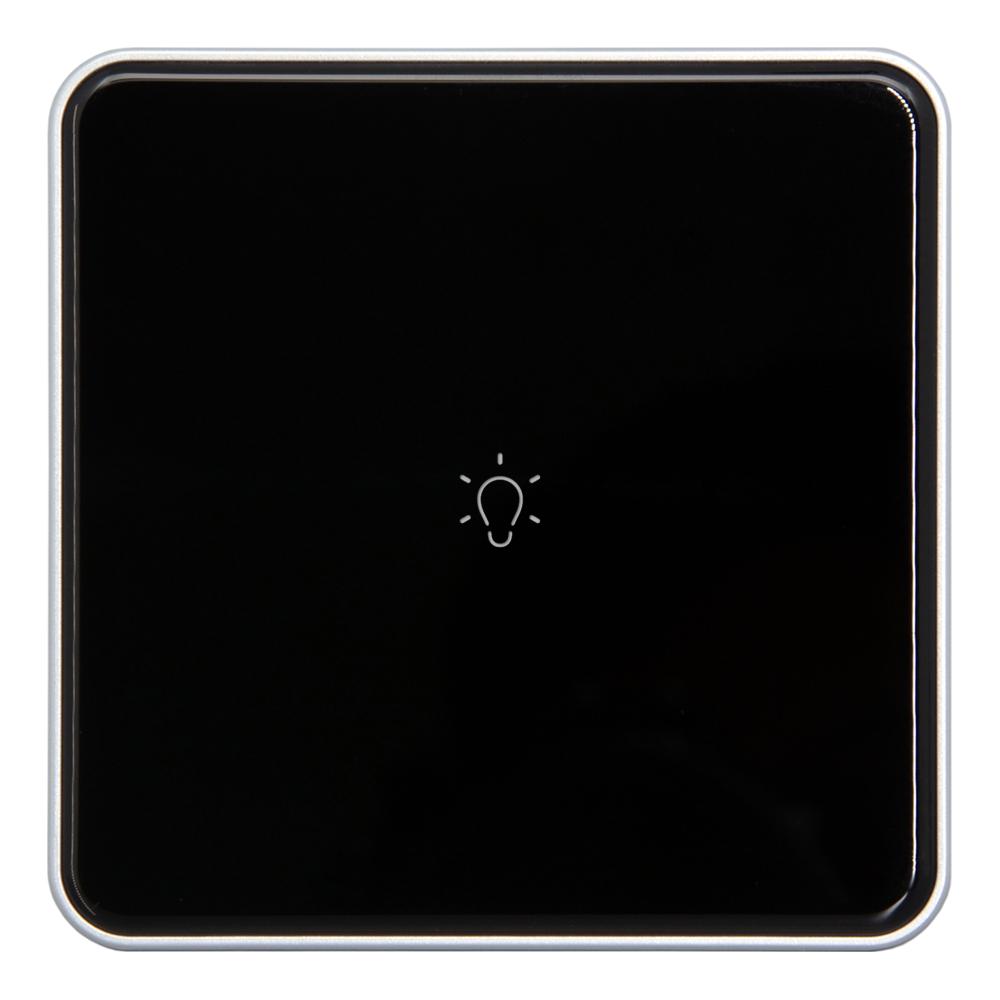 Tuya Smart Switch 250V Neutral Aluminum Frame Glass Smart Zigbee Wall Light Switch