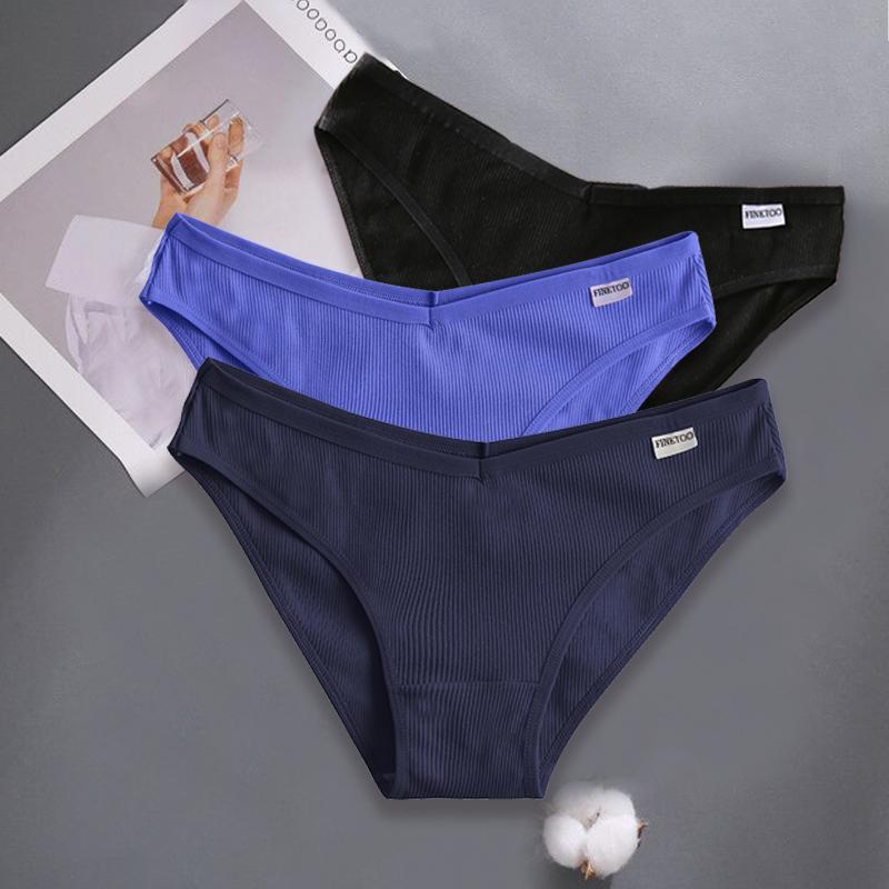 FINETOO 3 шт./компл. M-XXL женские сексуальные хлопковые трусики нижнее белье женские трусы женские трусы хлопковые трусики нижнее белье для девочек