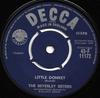 7-дюймовая пластинка BEVERLEY SISTERS - Little Donkey 45F11172 Decca 1959 UK Поп Б/У