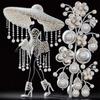 5D DIY Partial Special Shaped Drill Diamond Painting Kit Elegant Lady Decoration Home Decoration Gift