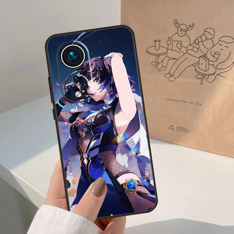 Yelan Genshin Impact For Honor Magic 8 Pro 7 6 5 Lite Чехол Для Honor Win RT 200 400 50 70 90 X8b X9a X9b X9c X9d