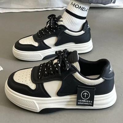 Женская спортивная обувь 2025 Горячая распродажа Повседневный дизайн на шнуровке Нескользящая обувь на толстой подошве Студенческая обувь Весна Осень Уличная обувь для ходьбы