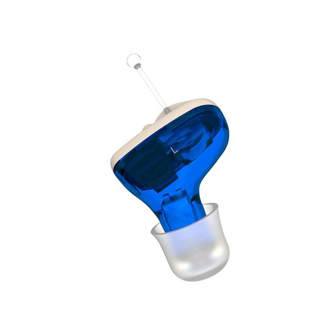 Усилитель слуха Невидимый Регулируемый Громкость Шумоподавление В Канале Ушной Усилитель Звука Красный Левый