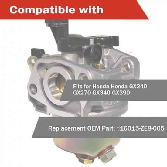 Carburetor Repair Kit for Honda GX240 GX270 GX340 GX390 Needle Bowl Float Gasket