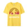 Bassquatch Bigfoot Sasquatch Fishing Tshirt Unisex Vintage Tshirts Anime Printed Tee Shirts Male Plus Size Black
