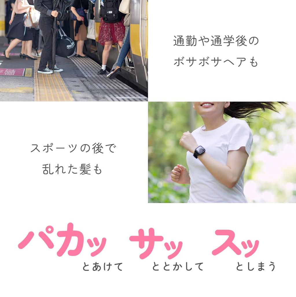 POCKET PACT Hair Brush with with for Going with Convenient for Going To Going Hair Care Smooth Easy Mirror, Lid, Out, Portable, Lightweight, Small,