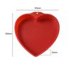 Новые 3 шт. Различных размеров Красные формы для торта в форме сердца Многоразовые силиконовые формы с антипригарным покрытием