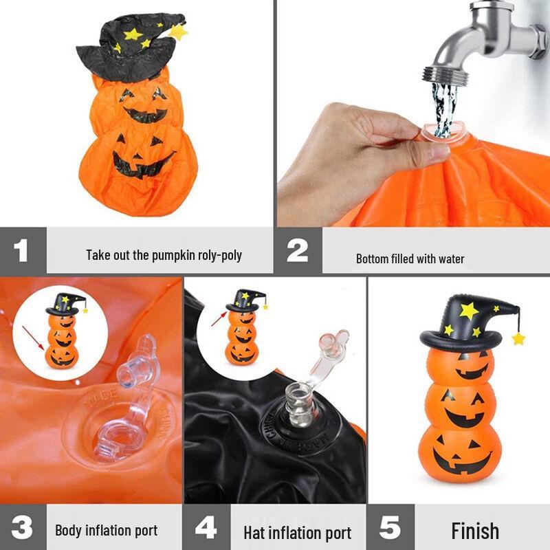 Inflatable Pumpkin Man Tumbler
