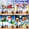 Home Decor Christmas Collection Printed Polyester Tapestry Bedroom Living Room Wall Decor Background Fabric Tapeçaria De Natal