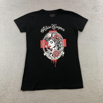 Alice Cooper Shirt Womens Large Black Nurse Rozetta Fan Club Rock Band Tee 2021 Unisex T-Shirt