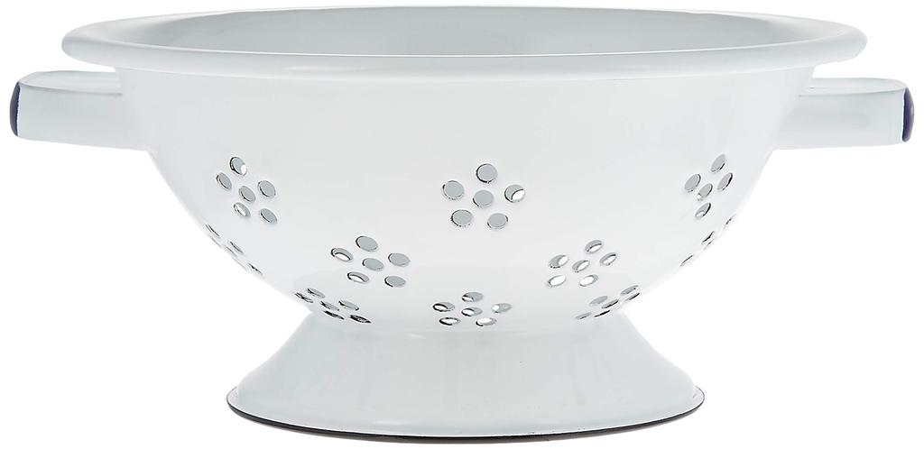 Nodahoro Colander Enamel Heat Resistant Drainer Colander Bowl Made In Japan White CD-23W