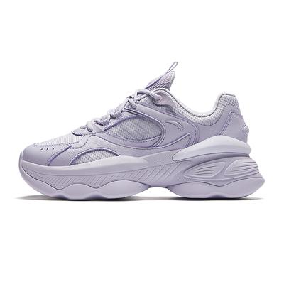 Ореховая толстая подошва, увеличивающая рост, низкие повседневные туфли, женские кроссовки, светло-фиолетовые 922418885-3