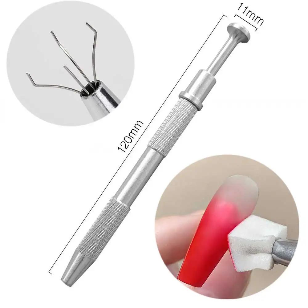 50Pcs Square Nail Art Sponges + Grab Pen Set Gradient Nail Brushes Gel Polish Design Sponge Grab Pen Manicure Supplies