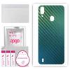 apgo Защитная наклейка на заднюю панель, совместимая с Blackview A60 Plus, пленка, фольга, винил - Pattern Carbon Chameleon CAKA1