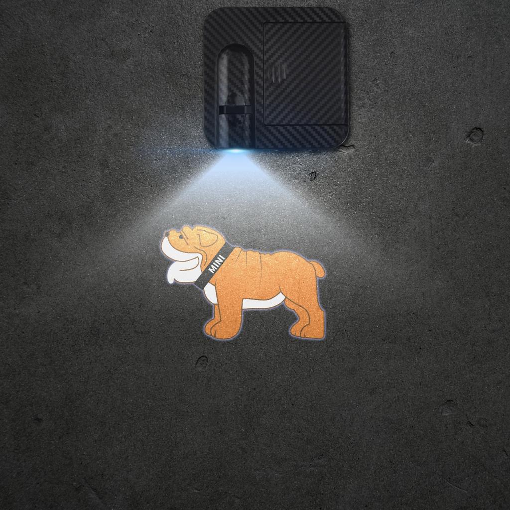 1/2PCS Union Jack JCW Bulldog Car Door Welcome Lights Laser Projector Logo Wireless Sensing For MINI Cooper F54 F55 F57 F56 R56 zbfhp66