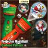 Non-Toxic Children'S Christmas Projector Flashlight Cognitive Lighting Cartoon Pattern Fun Picture Projector Early Education Toys For Kids