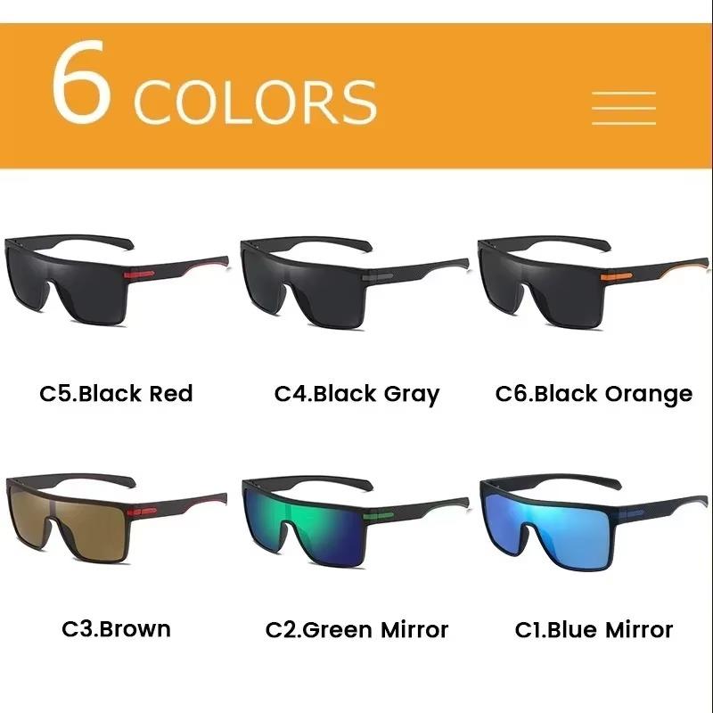 Fashion Polarized Sunglasses For Men Square Oversized Anti Glare Driver Mirror Sun Glasses Women UV400 Goggles Male