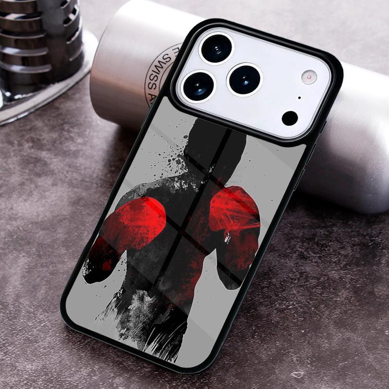 Чехол для телефона Муай Тай для iPhone 17 16 15 Pro Max Air 14 13 12 11 Plus Ударопрочный Чехол Capa