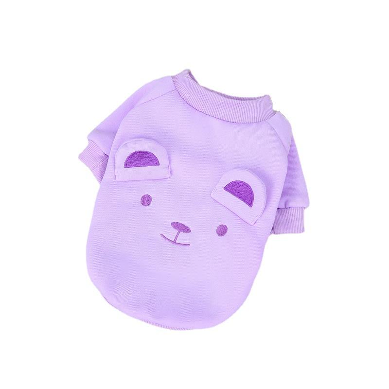 Cute Bear Pet Clothes for Small Medium Dogs Cats Jacket Warm Puppy Vest Pug Coat Chihuahua French Bulldog Yorkies