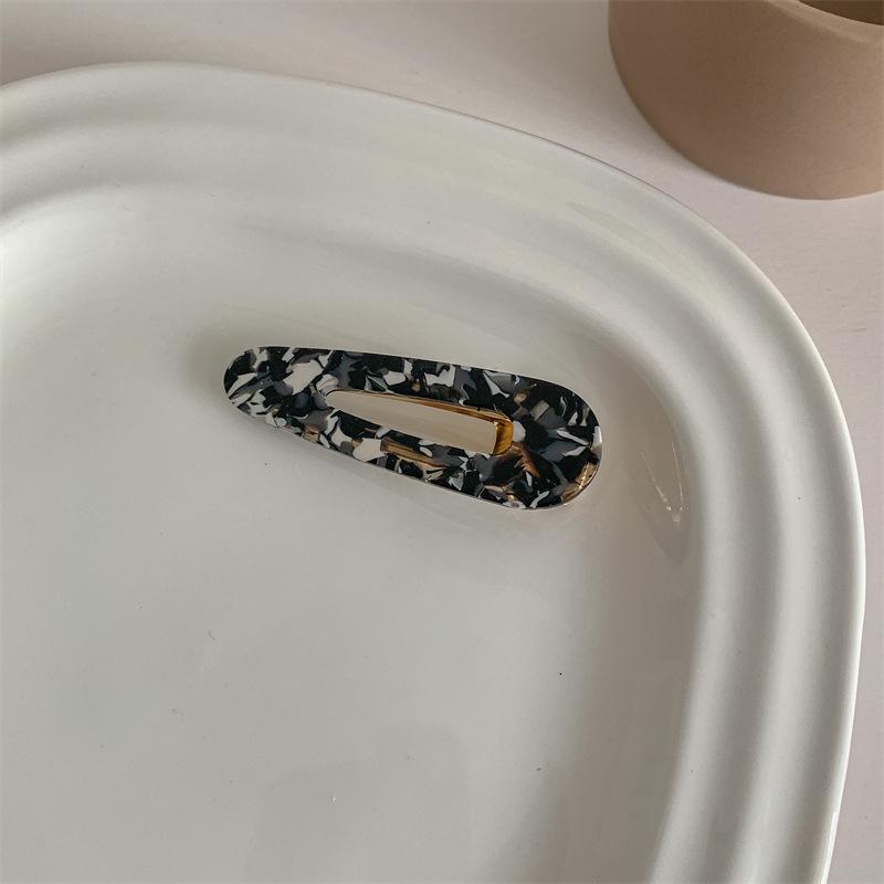 Французская ретро-заколка для волос «утконос» из ацетата — аксессуар для головного убора с челкой в корейском стиле