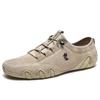 LDECK First-layer Leather Low-top Casual Shoes Martin Shoes Men's Octopus Large-size Shoes