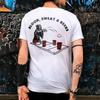 Punk Rock Skull Tshirt Fashion Tough Guy T Shirt Harajuku Heavy Metal Rock Tops Men Summer Street Hip-Hop Tee Ropa Hombre