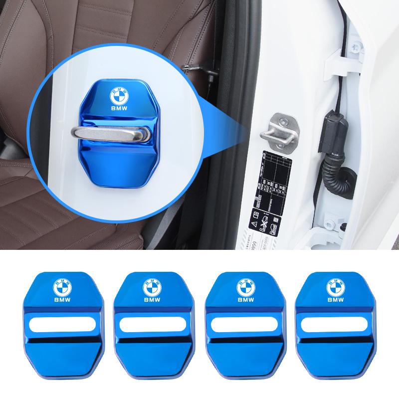 4PCS Car Door Lock Cover For BMW E46 E60 E90 E39 E87 E36 E92 E70 E91 X3 X5 X1 X2 X4 X6 X7 E28 E30 E34 E53 E61 E62 E93 Alpina AV3