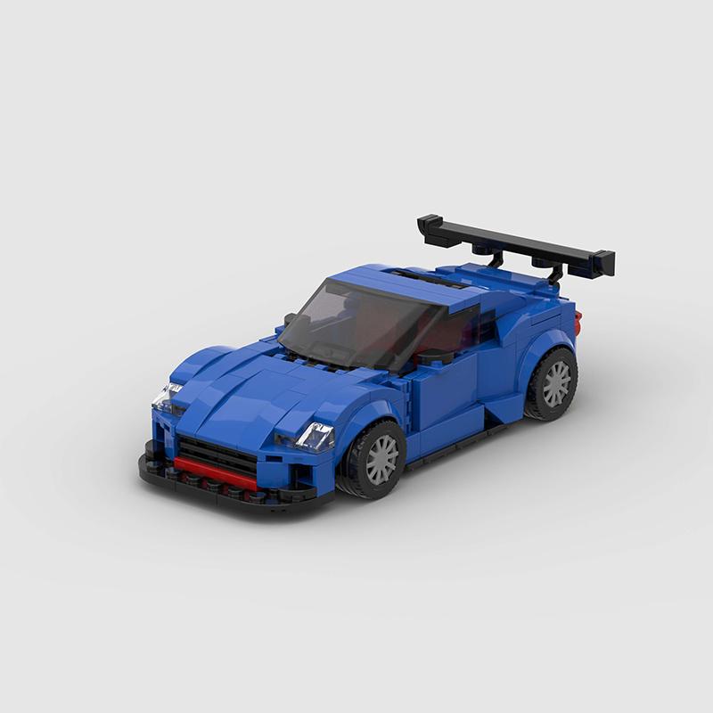 MOC BRZ STi Серия Автомобилей Строительные Блоки Наборы Моделей Спортивные Гоночные DIY Образовательные Кирпичики Игрушки Мальчики Дети Подарки Взрослым