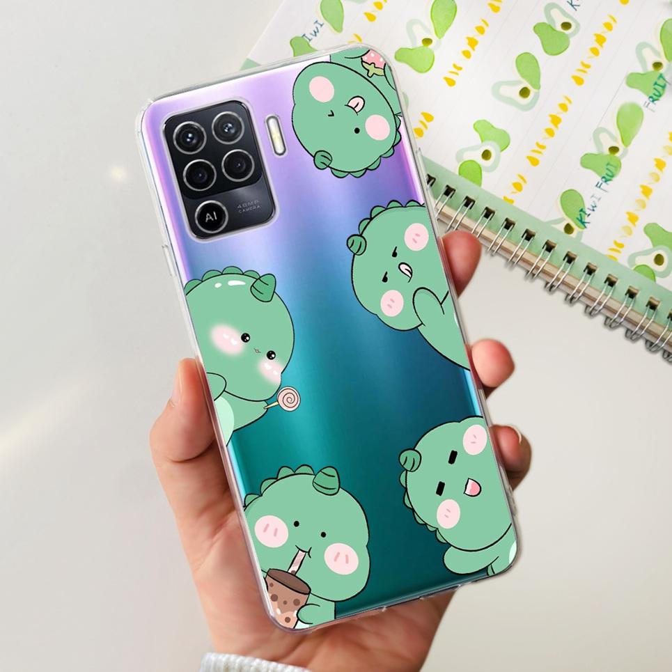 Мультяшный Крутой Стиль Чехол Capa Для Reno5 Lite 5 F Прозрачный Чехол С Рисунком Мягкий Тонкий Силиконовый Funda Для Oppo Reno 5Lite 5F