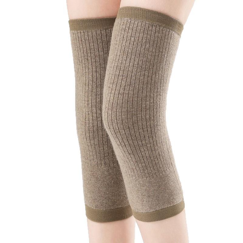 Warm Wool Knee Support Women Men Anti-Slip Knitted Sleeve Running Cycling Yoga Dance Arthritis Relief