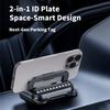 SEAMETAL Dashboard Car Phone Holder 360 Rotation Navigation Bracket Non-slip Silicone Mount Parking Phone Number Plate