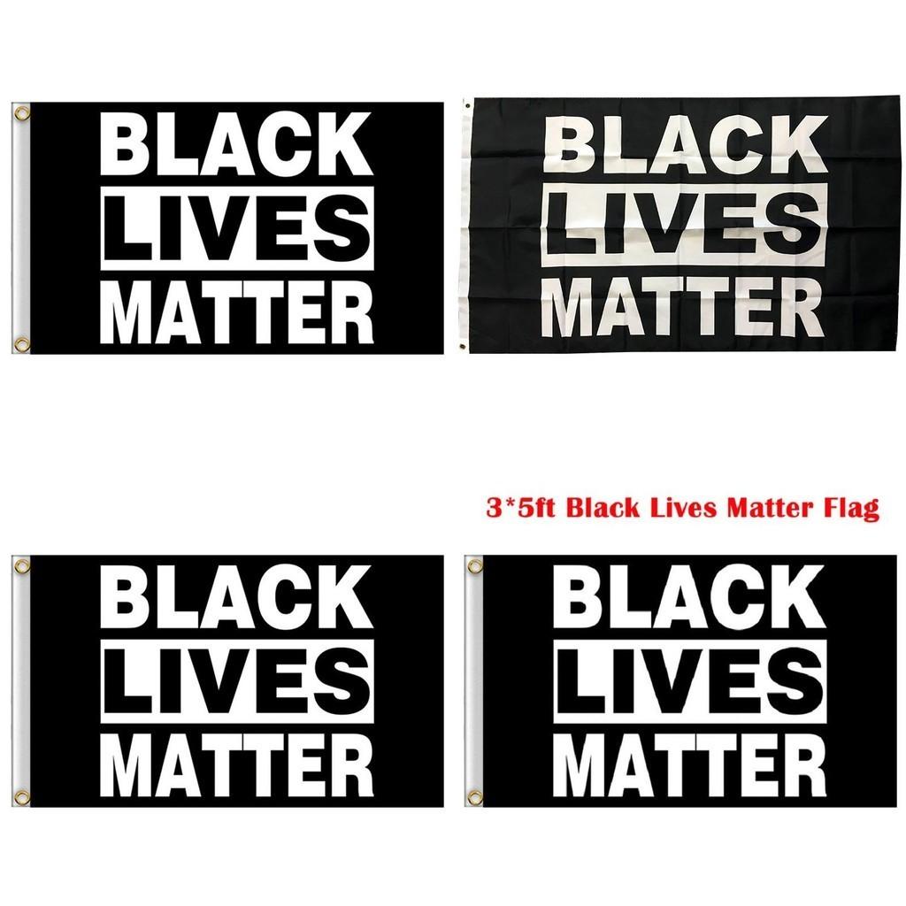 Премиальный черный баннер Black Lives Matter размером 3x5 футов, изготовленный из УФ-стойкой полиэстеровой ткани