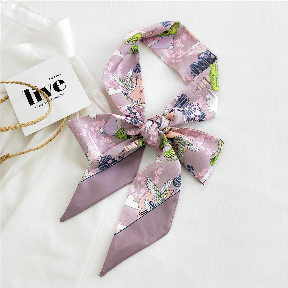 New Scarves Silk Scarves Women'S Spring And Autumn Season Long Decorative Professional Scarves Summer Thin Styles Paired With Shirts Stylish