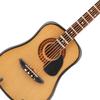 3PCS With Stand Mini Wooden Guitar Wooden Guitar Craft Model  Desk Shelf Decoration
