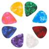 Guitar Picks Guitar Thickness Random Color Teardrop Cell Material 15PCS 0.5mm 0.75mm 1.0mm