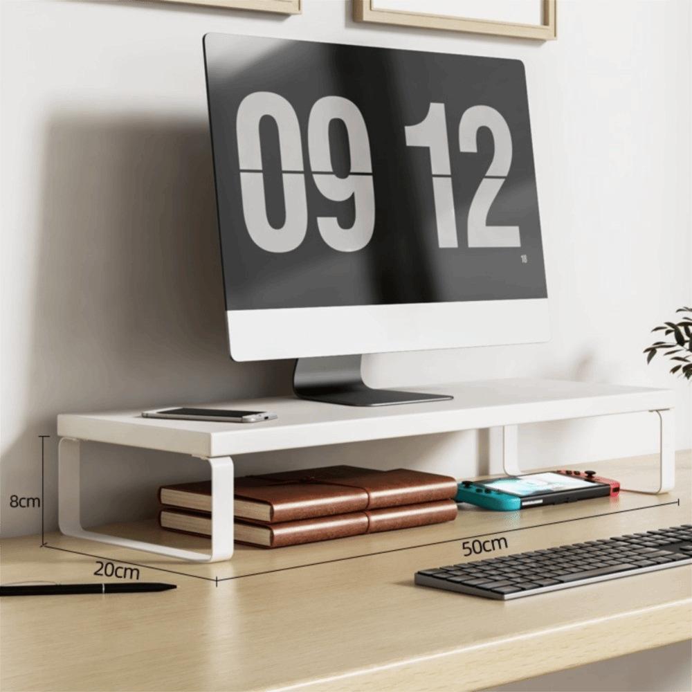 30/40/50 см Настольная приподнятая полка Приподнятая подставка для компьютерного монитора Настольная подставка Офисные принадлежности